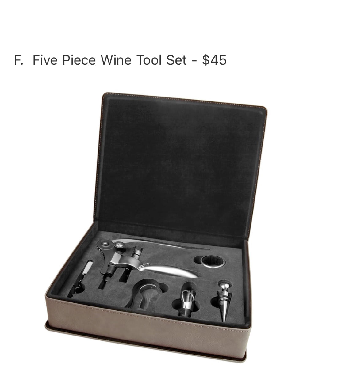 5-Piece Customized Wine Set