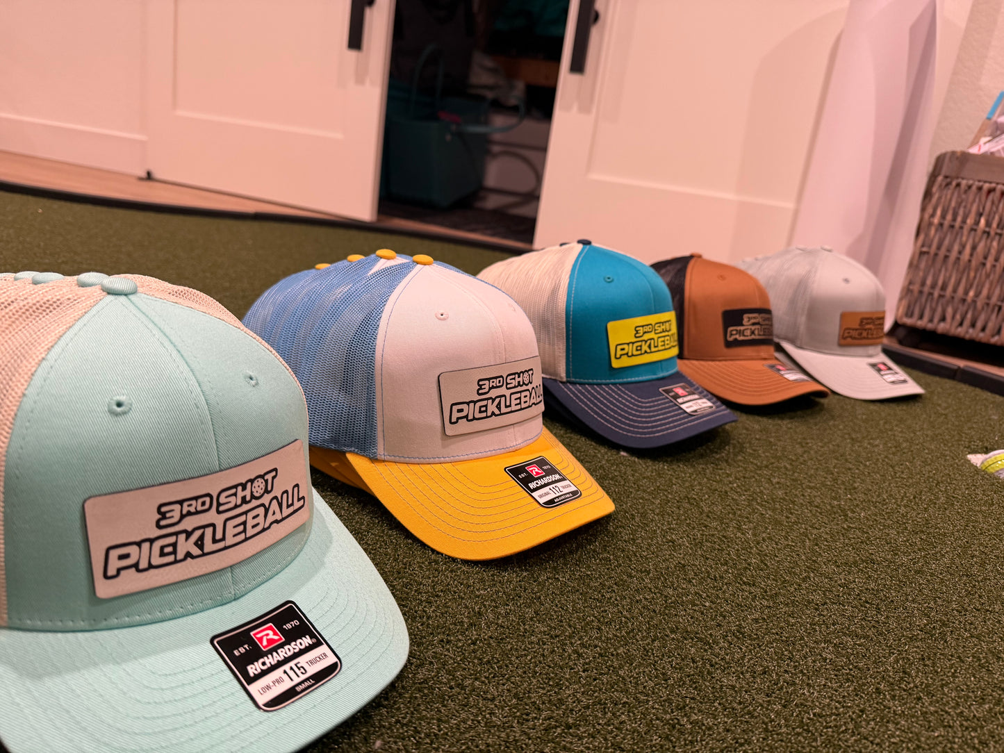 3rd Shot Pickleball - leatherette for hats