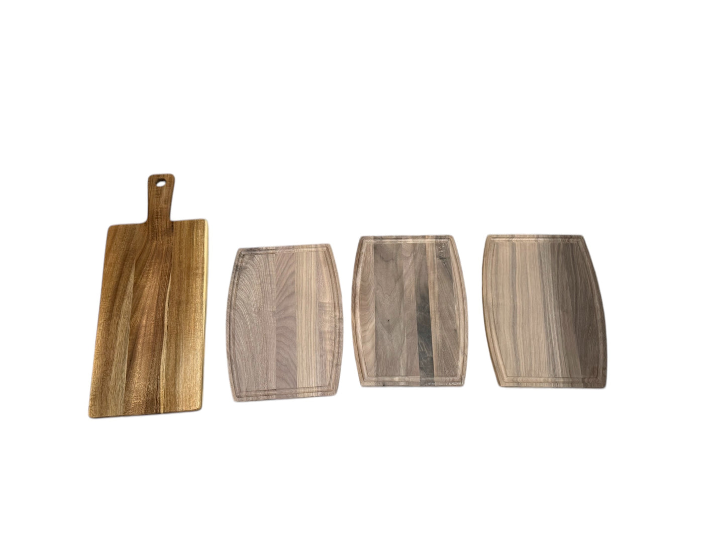 Acacia cutting board with custom recipe