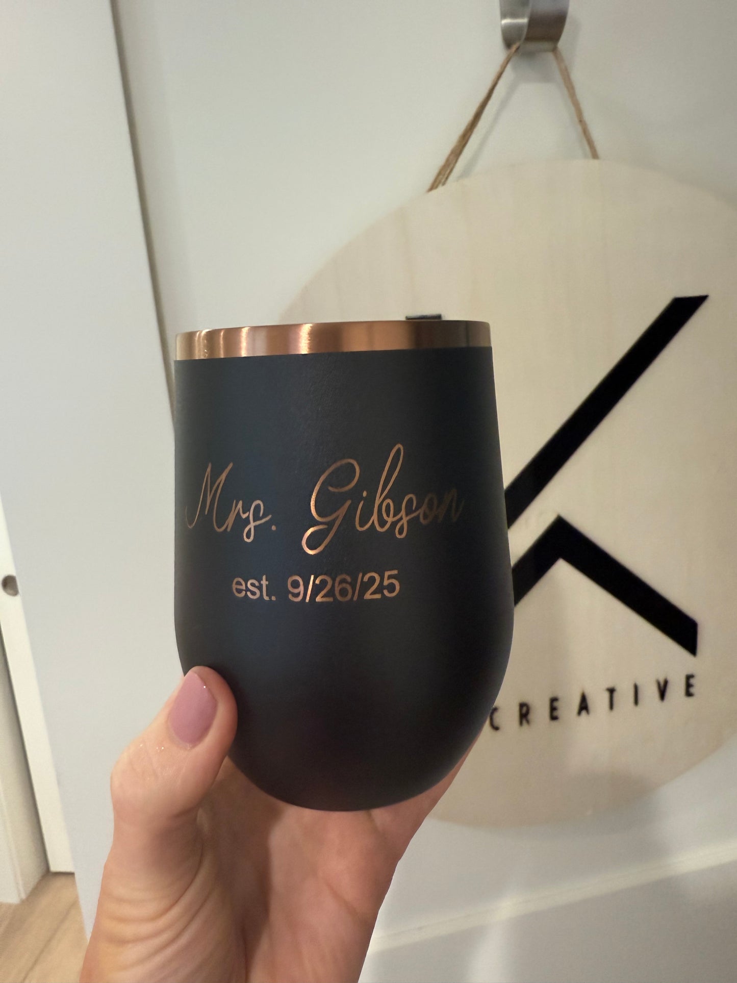 Carrie Watson - Custom Wine Tumbler