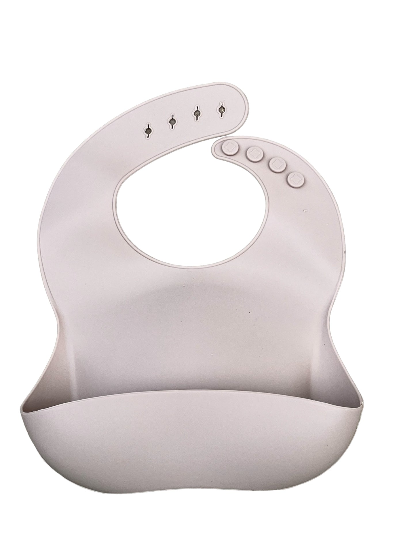 Silicone Bib - Light Rose