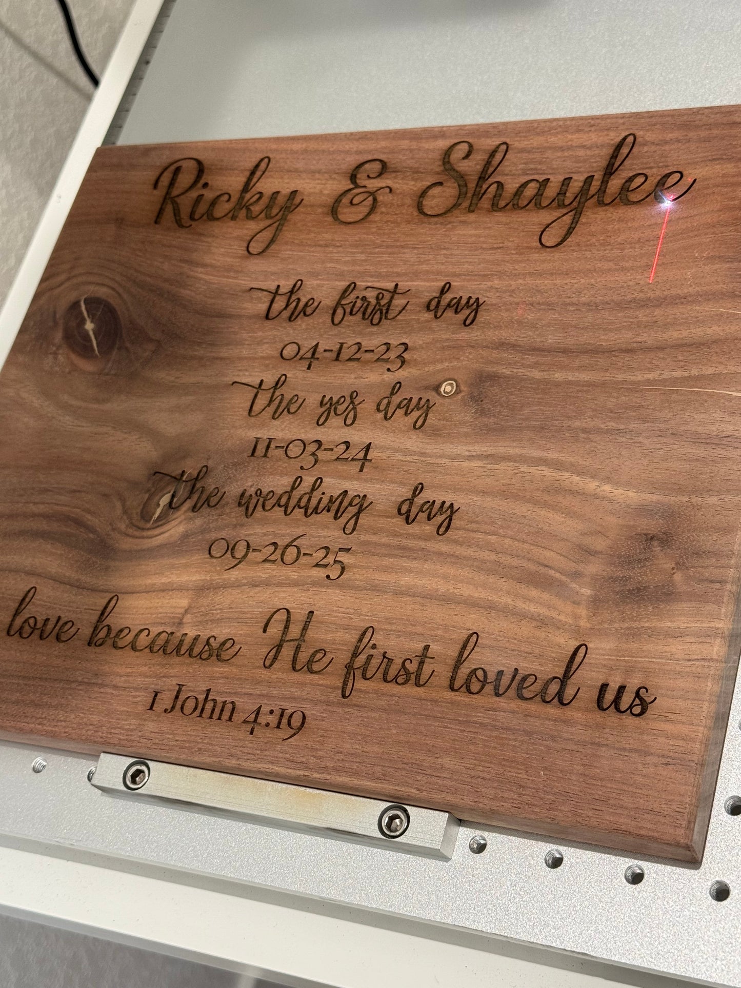 Carrie Watson - Custom Engraving - no product