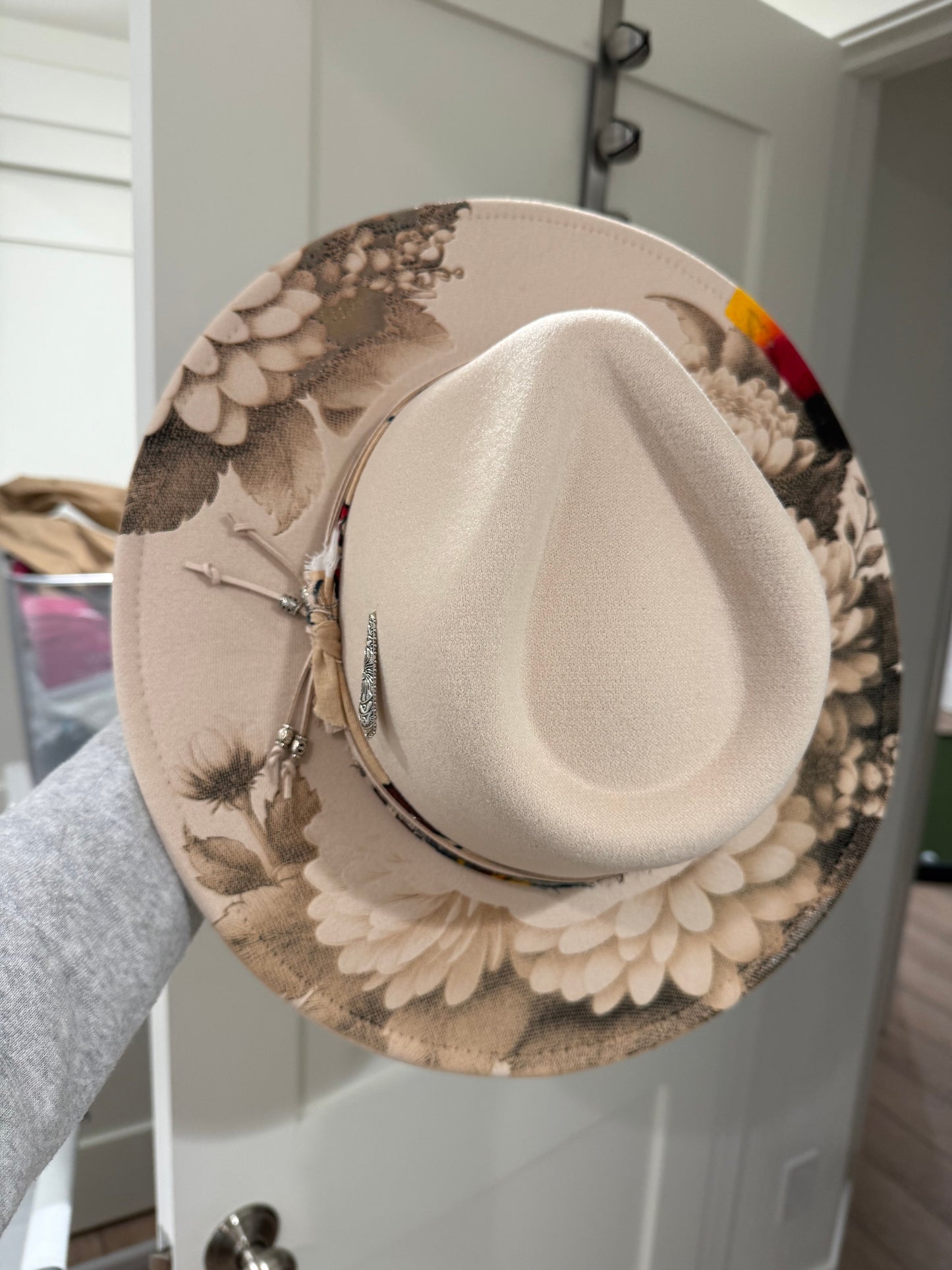 Shelley Dahlia Boho Brimmed Hat