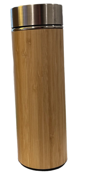 12oz bamboo tumbler - one side engraved