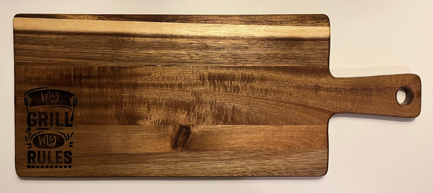 My Grill My Rules - Cutting Board