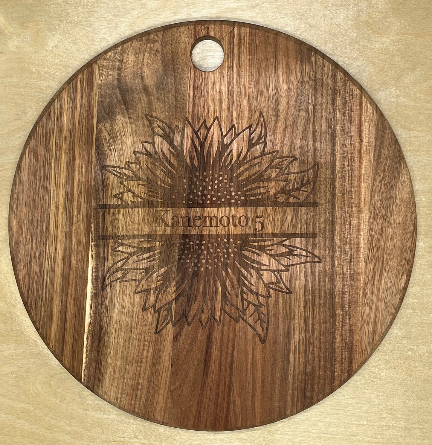 Sunflower - Personalized Cutting Board