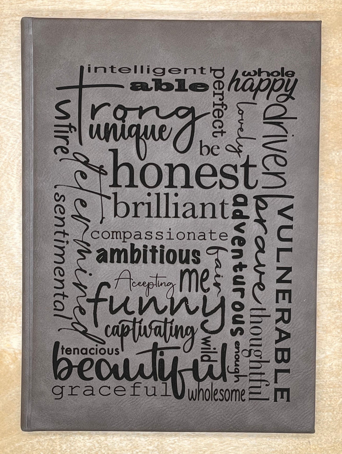 Strong Woman - Journal Grey