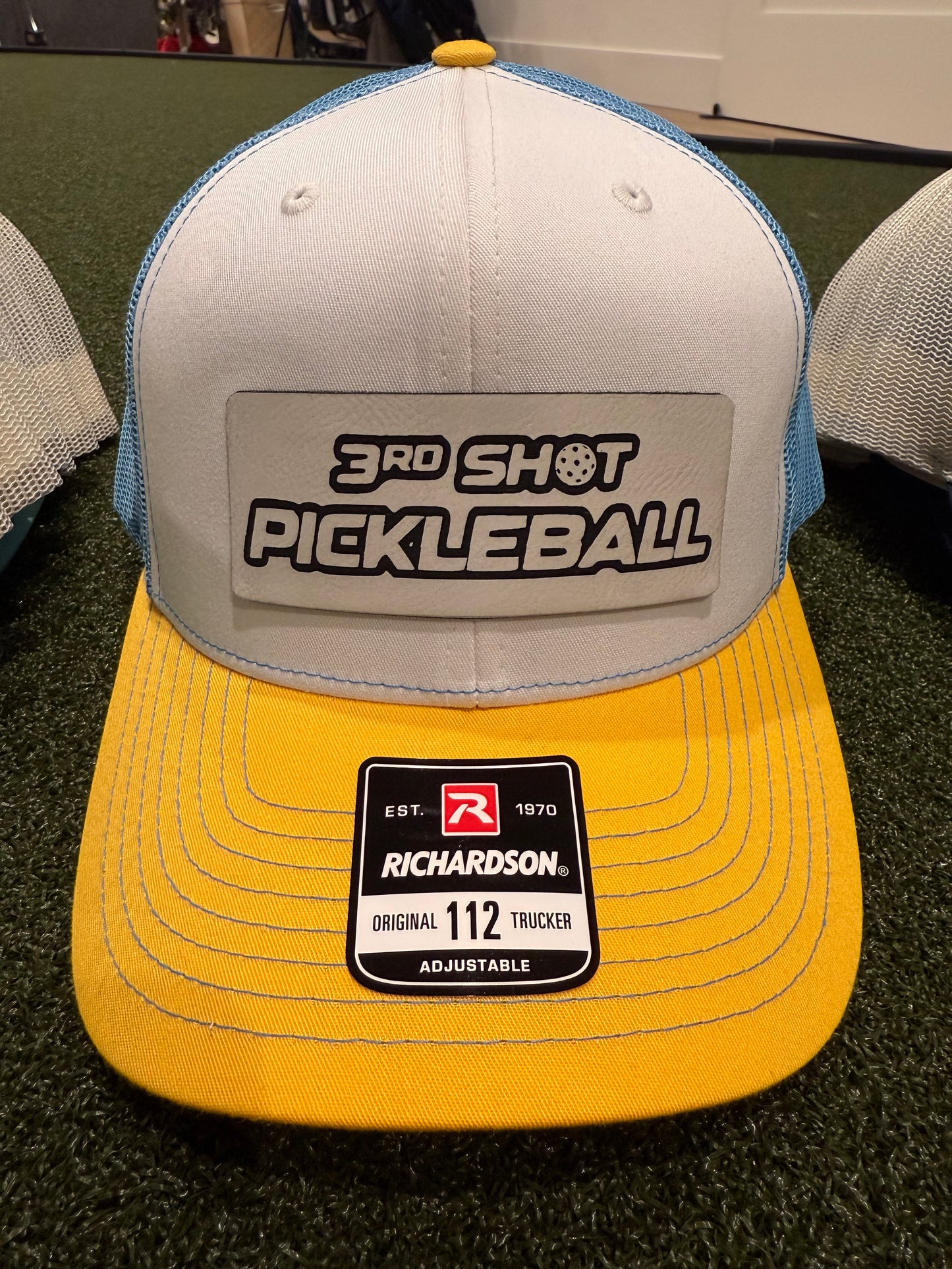 3rd Shot Pickleball - leatherette for hats