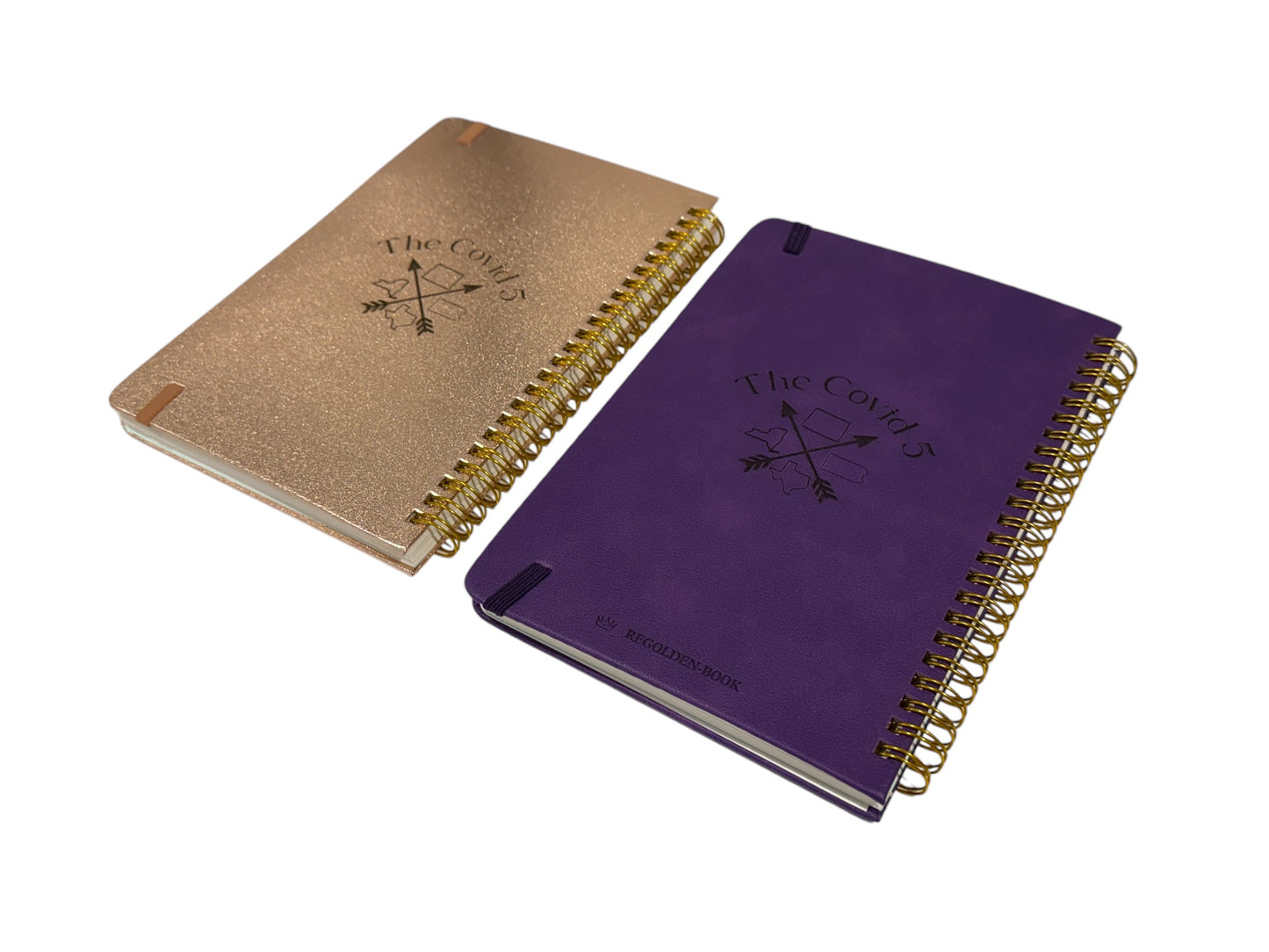 Custom Engraving - front and back journals.