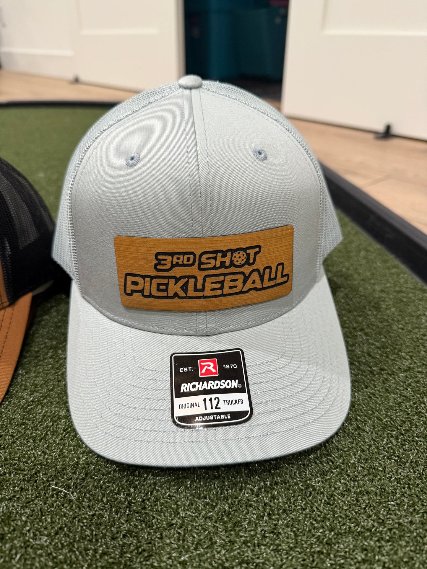 3rd Shot Pickleball - leatherette for hats