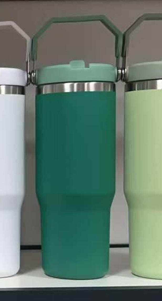NL One Side Custom Logo - green tumbler