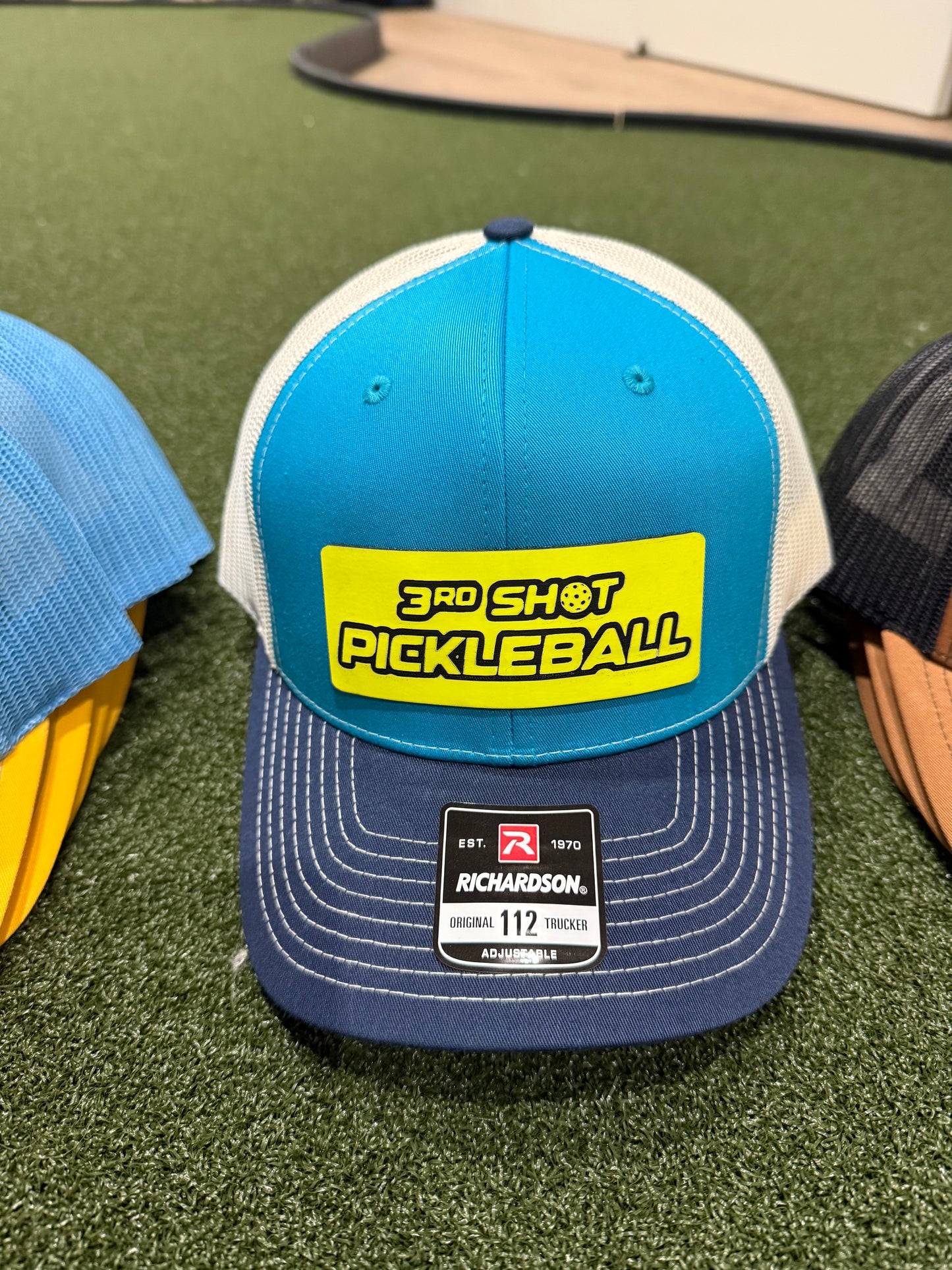 3rd Shot Pickleball - leatherette for hats