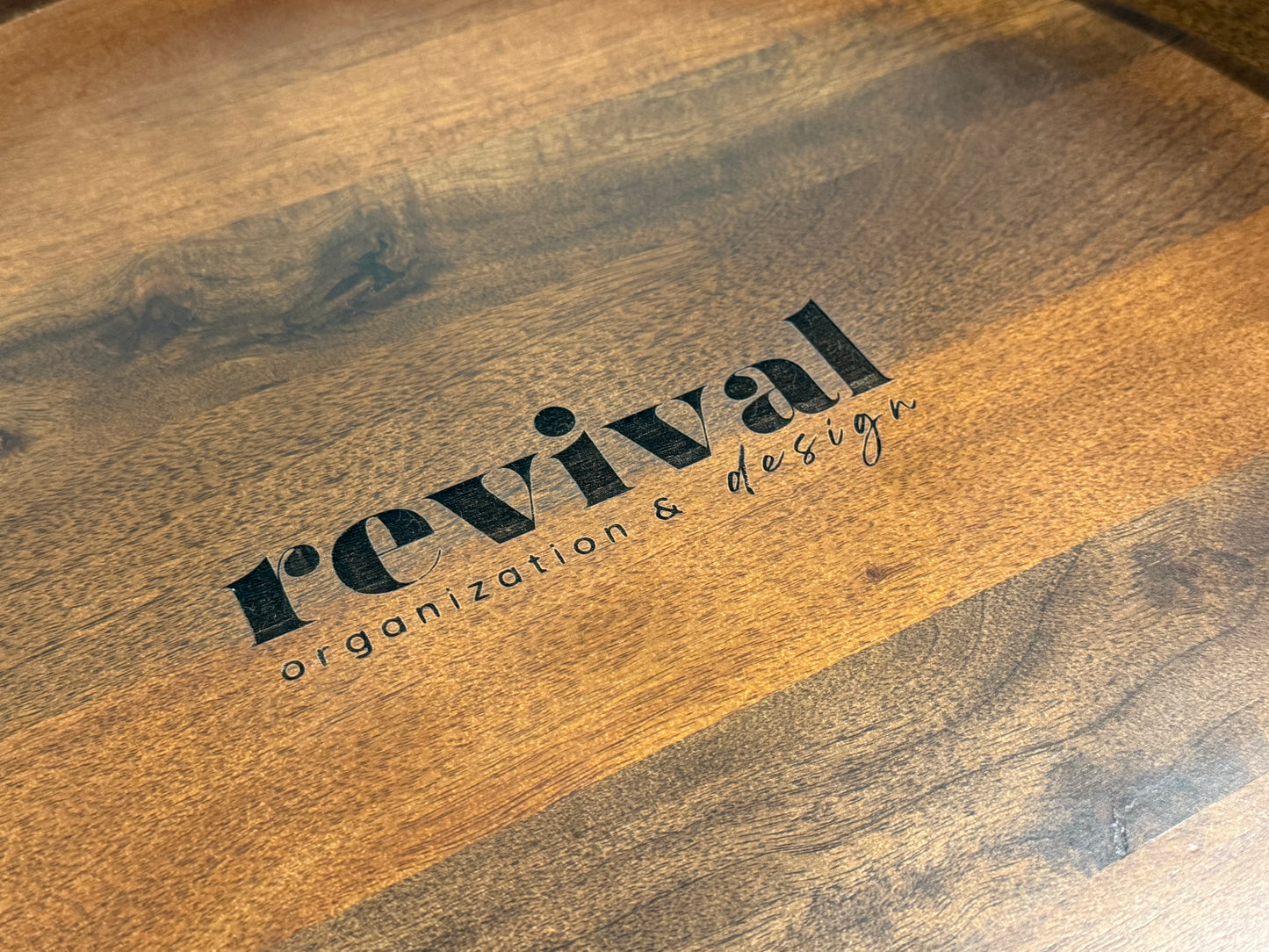 Revival - Shannon Logo on wood