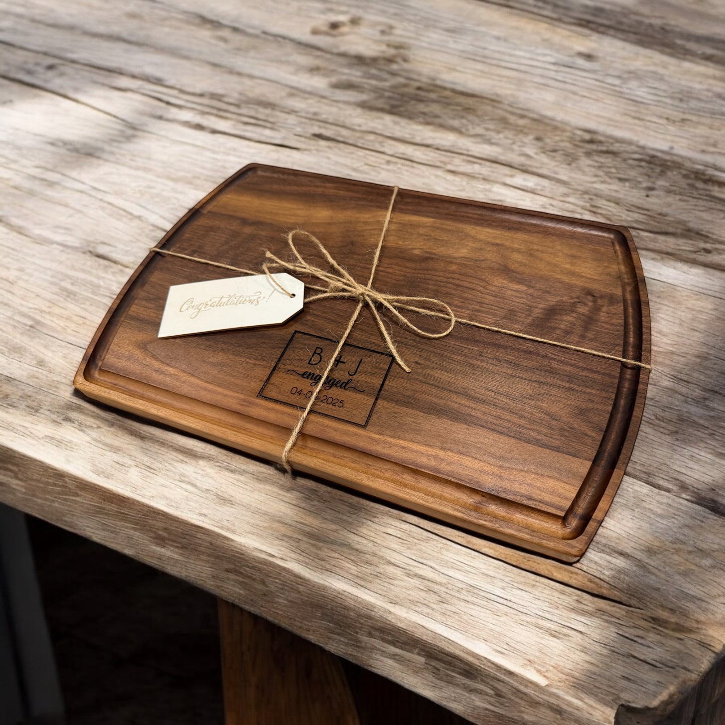Custom Walnut Cutting Board - Megan Snyder